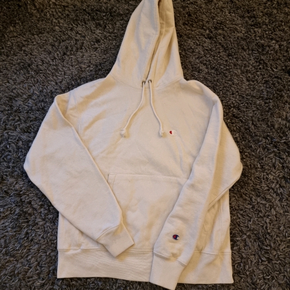 Champion cream Hoodie sweatshirt